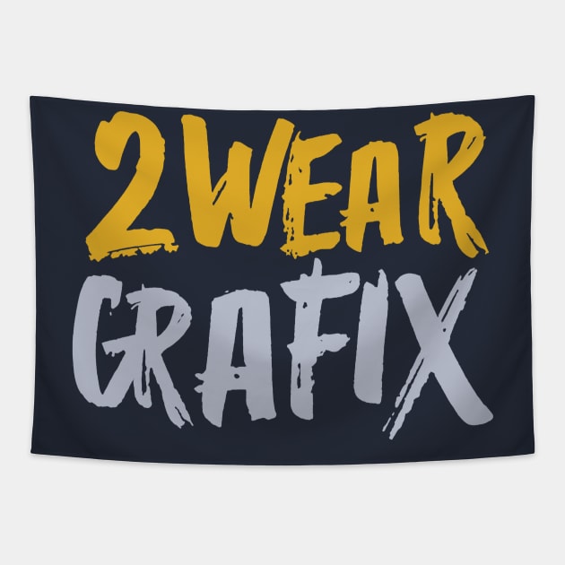 Tagged 2Wear Logo Tapestry by 2wear Grafix