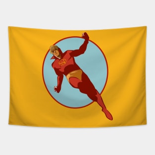 Golden Age Wonder Man Tapestry