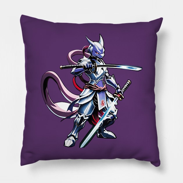 Psychic Legendary samurai warrior Pillow by CodigoCero