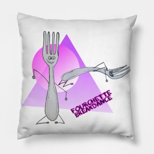 Forks breakdance Pillow