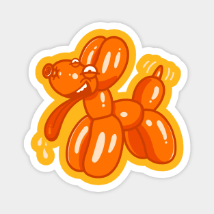 Balloon Dog Art Magnet