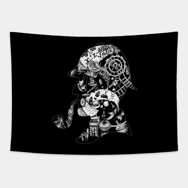 Sherlock Holmes Tapestry by molshevska