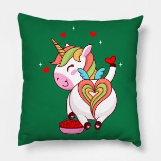 Unicorn Heart Pillow