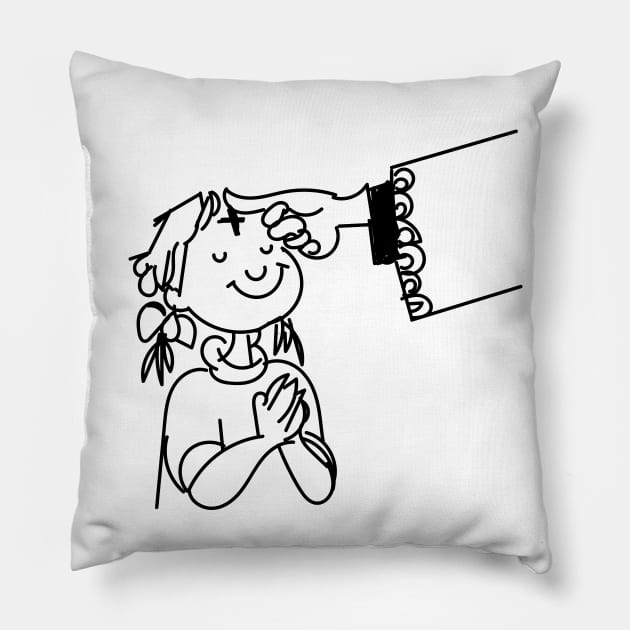 Ash Wed Pillow by FlorenceFashionstyle