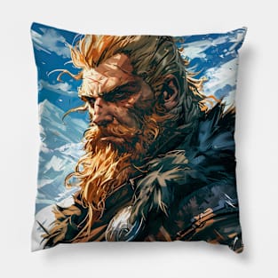 Saga of the Norse: Viking Exploration, Epic Tales, and Anime-Manga Heritage in Vinland Saga Art Pillow