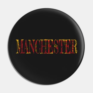 GREATER MANCHESTER FLAG CITY NAME Pin