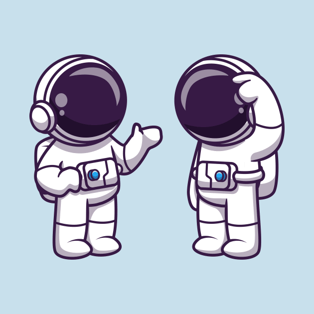 Astronauts Talking Cartoon by Catalyst Labs