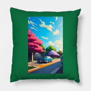 Anime Retro Vibes Pillow