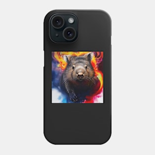 Running wombat Phone Case