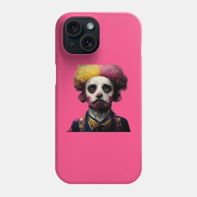 Pierrot Phone Case by www.TheAiCollective.art