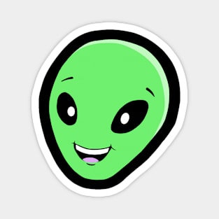 Happy Alien Magnet