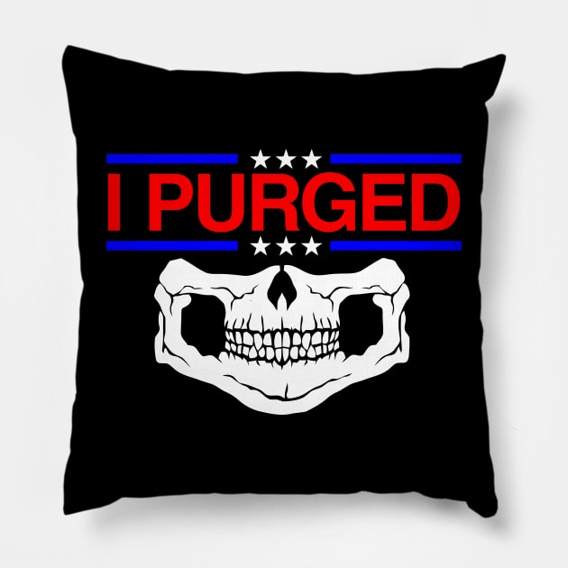 I Purged Pillow by Vault Emporium