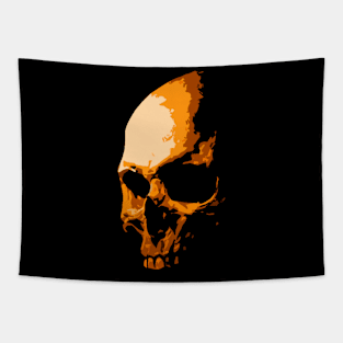 Golden Skull Tapestry