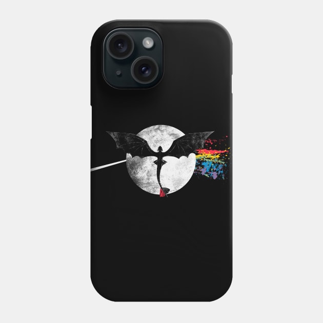 Dragon Side of the Moon Cute Funny Gift Phone Case by eduely