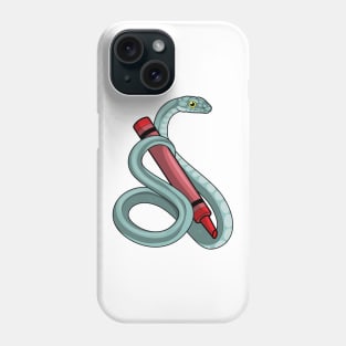 Snake Pupil Crayon School Phone Case