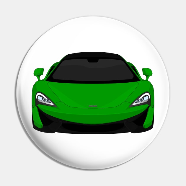 MCLAREN 570S GREEN Pin by VENZ0LIC