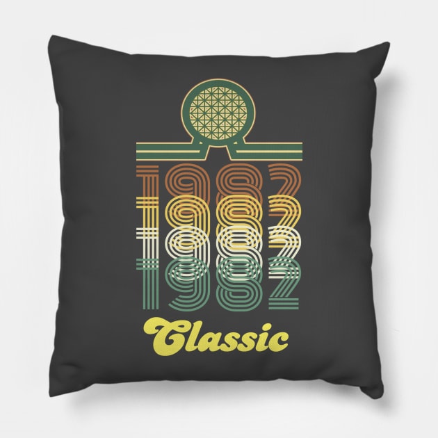 1982 Classic Epcot Pillow by Bt519