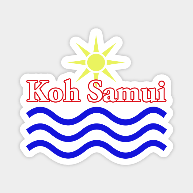 Koh Samui Magnet by BLDesign