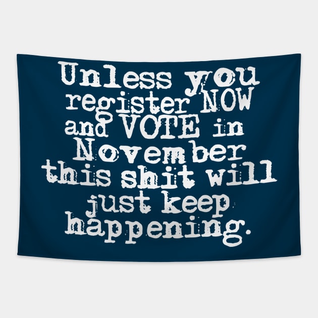 Register and Vote Tapestry by SeattleDesignCompany