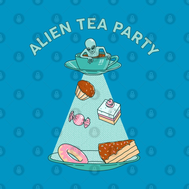 Alien tea party by gotoup