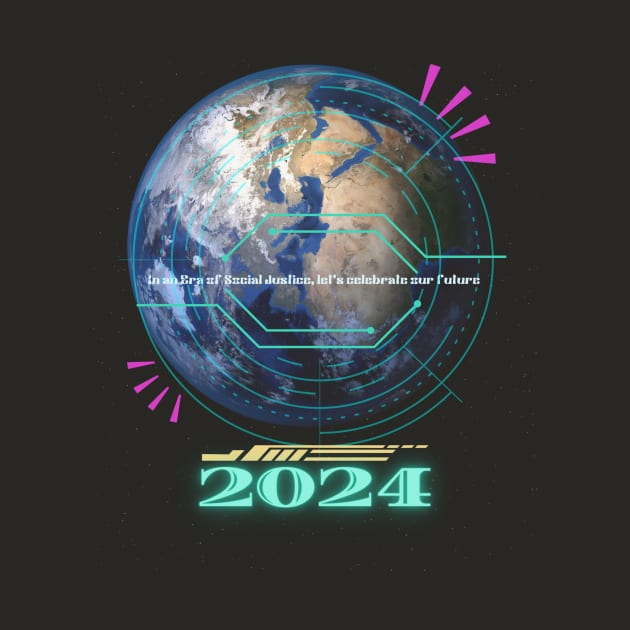 2024 IN AN ERA OF SOCIAL JUSTICE LET'S CELEBRATE OUR FUTURE by MADMONKEEZ