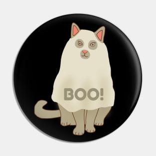 Cat Ghost Pin