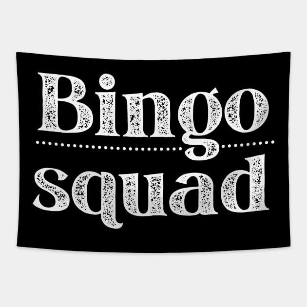 Bingo Squad Team Player Gift Mask Sweatshirt Tapestry by MalibuSun