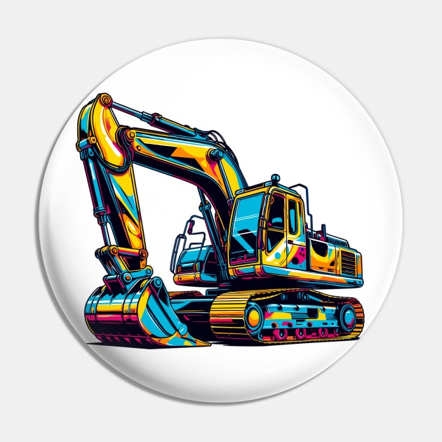 Excavator Pin by Vehicles-Art