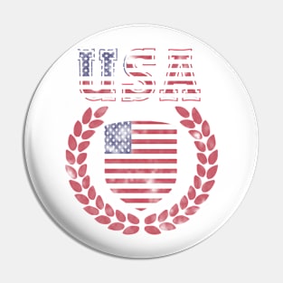 USA US Flag Patriotic 4th of July America Pin