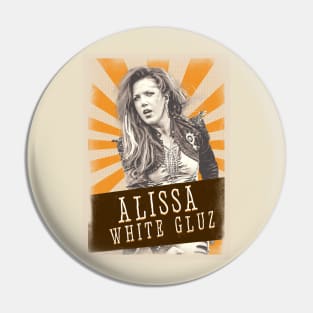 Vintage Aesthetic Alissa White Gluz Pin