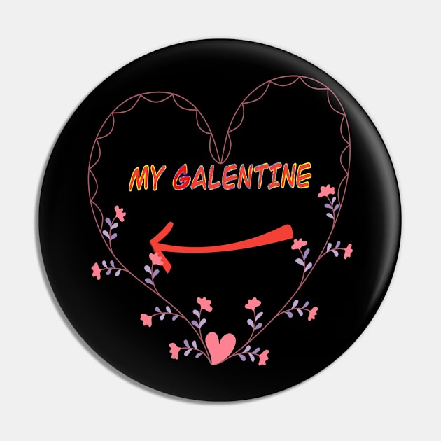 Galentines day and Valentine’s Day Pin by sailorsam1805