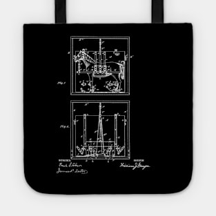 veterinary operating table Vintage Patent Hand Drawing Tote