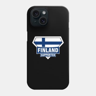 Finland Super Flag Supporter Phone Case