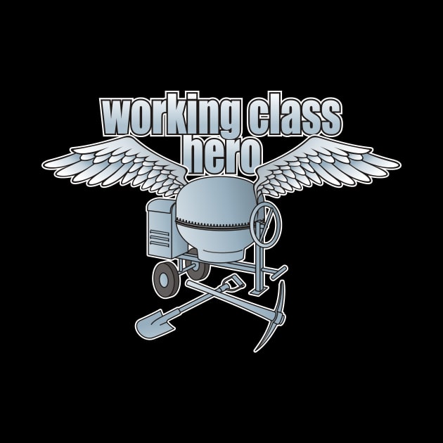 Working Class Hero Concrete Mixer Blue by sifis