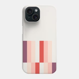 Vintage vertical colorful stripes pattern Phone Case