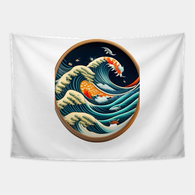 waves Tapestry by Talcomunca