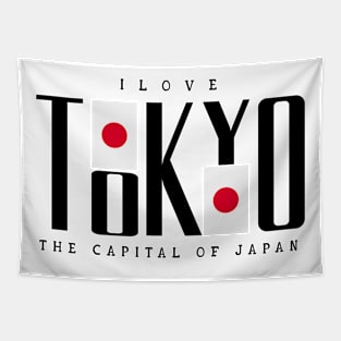 I Love Tokyo Tapestry