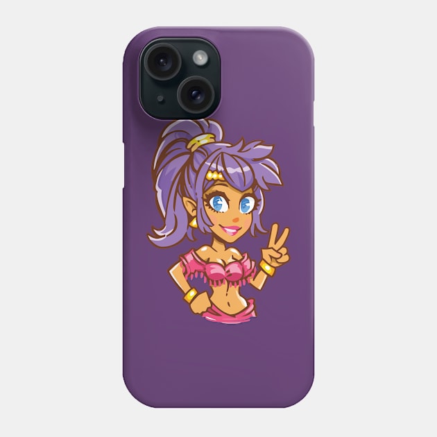 Half Genie Hero Cartoon Character Phone Case by dposhirts