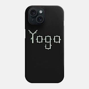 Yoga made from Bamboo Phone Case