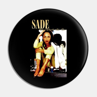 Sade Adu Vintage Pin