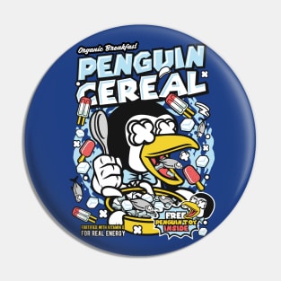 Retro Cereal Box Penguin Cereal // Junk Food Nostalgia // Cereal Lover Pin