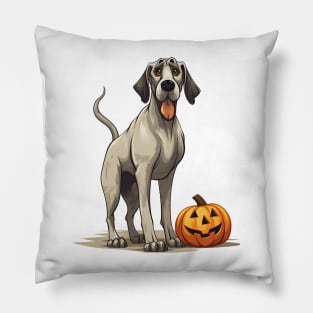 Halloween Great Dane Dog #1 Pillow