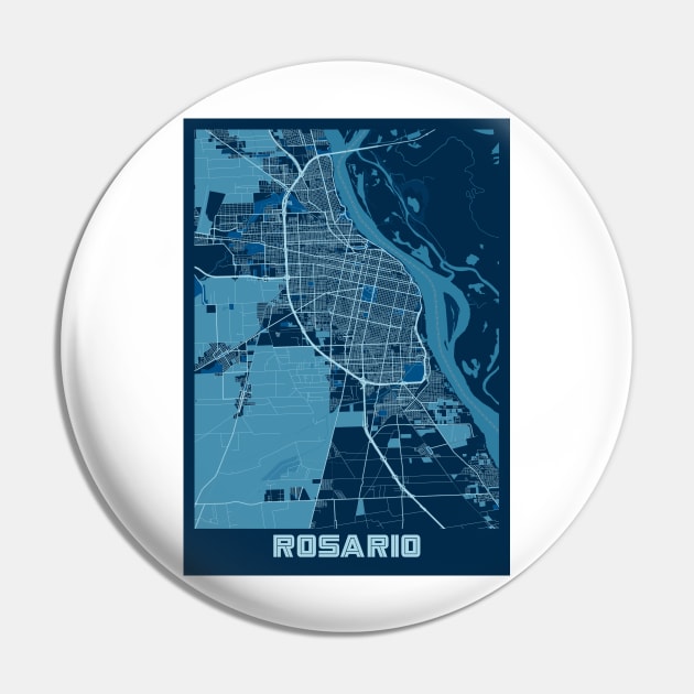 Rosario - Argentina Peace City Map Pin by tienstencil