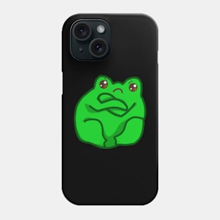 Kawaii Angry Fog, Funny Frog Lover Phone Case