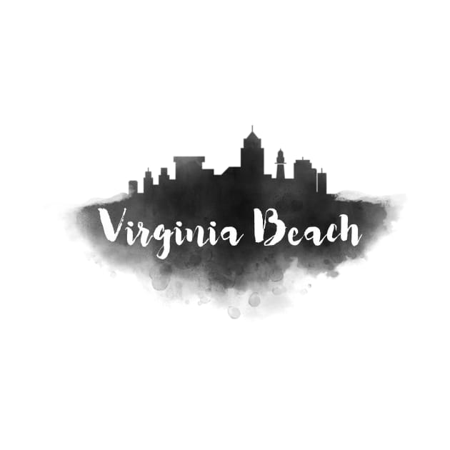 Virginia Beach watercolor by kursatunsal