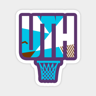 Throwback Utah Basketball Magnet