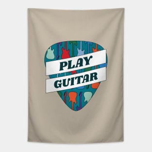 Play Guitar Guitar Pick Tapestry