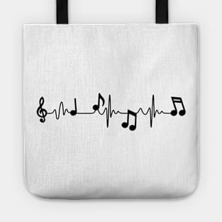 MUSICAL HEART BEAT Tote