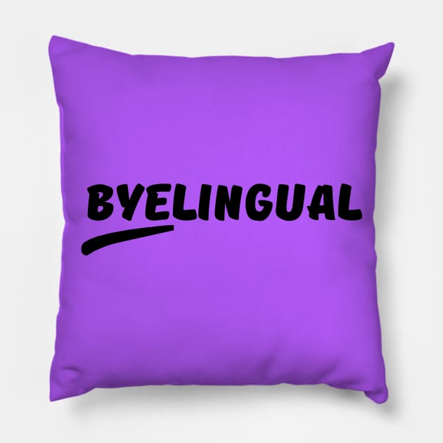 Bilingual Pillow by WordsGames