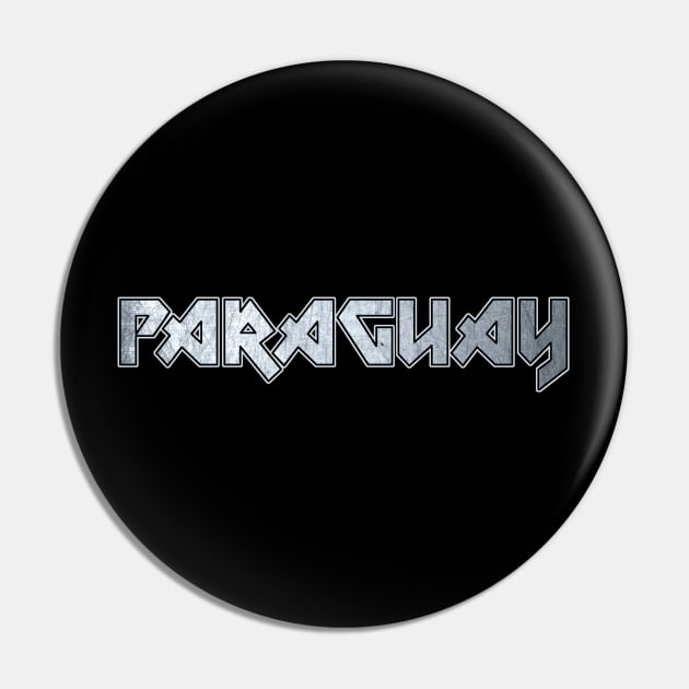 Heavy metal Paraguay Pin by KubikoBakhar